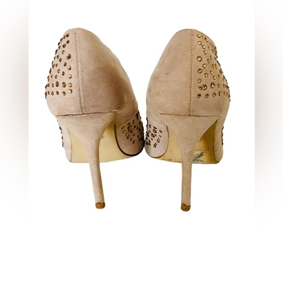 Call it Spring nude suede pointed Court heels size 4 - Picture 4 of 5